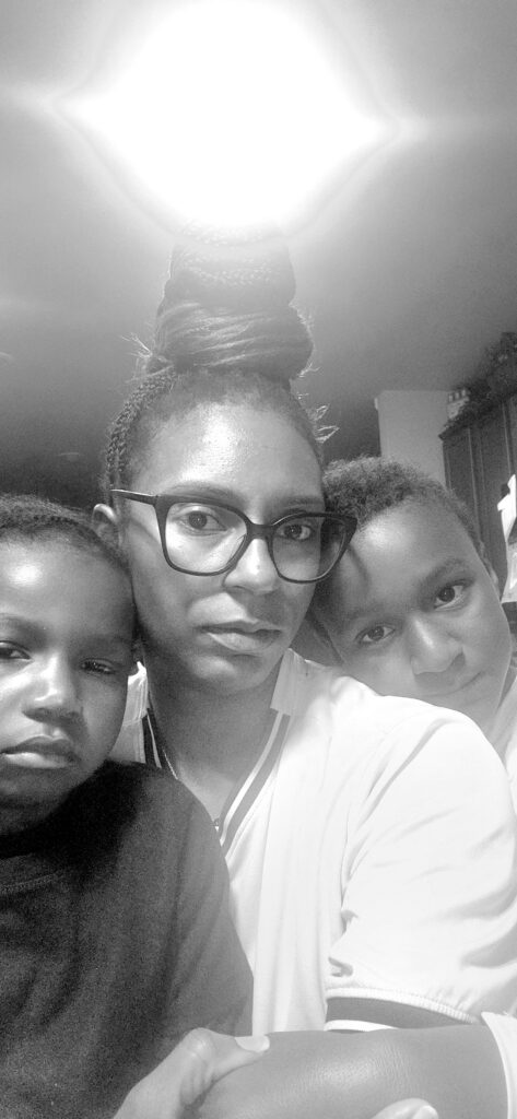 motherhood in black and white