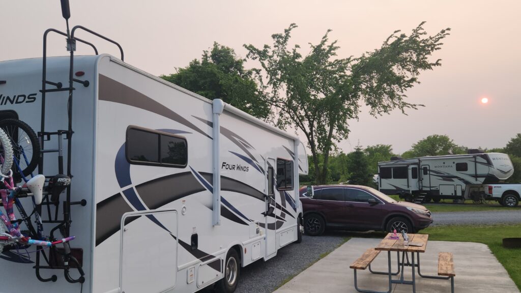 rv life rolling in