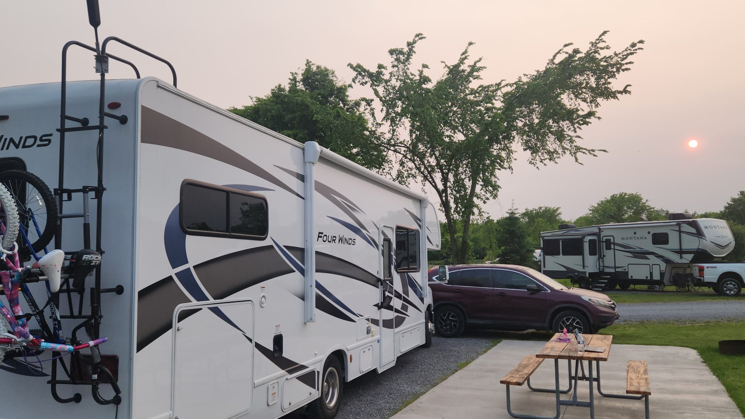 rv life rolling in