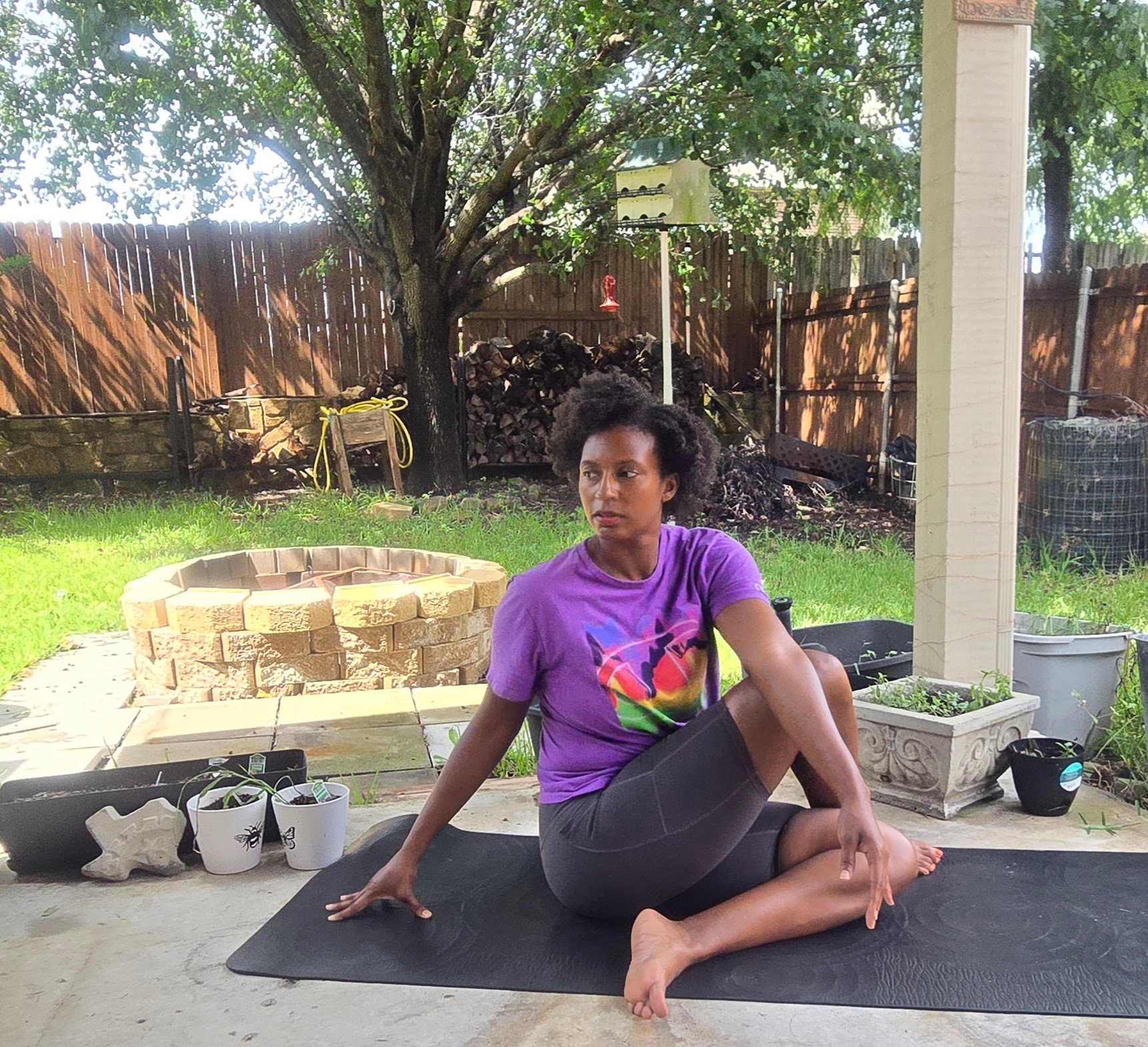 back to reality outdoor yoga