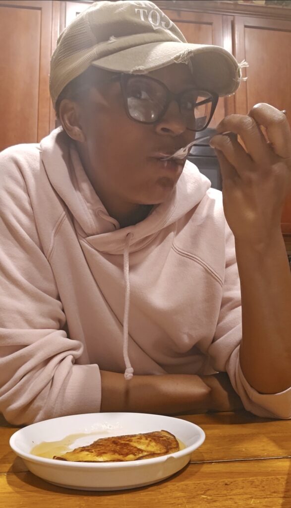 eating the perfect pancake hack